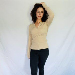 Tan Long Sleeve Sweater